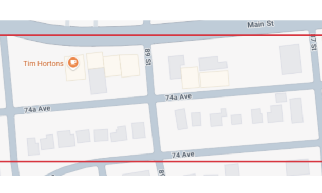 Water service disruption around 89th St. south of Main St.