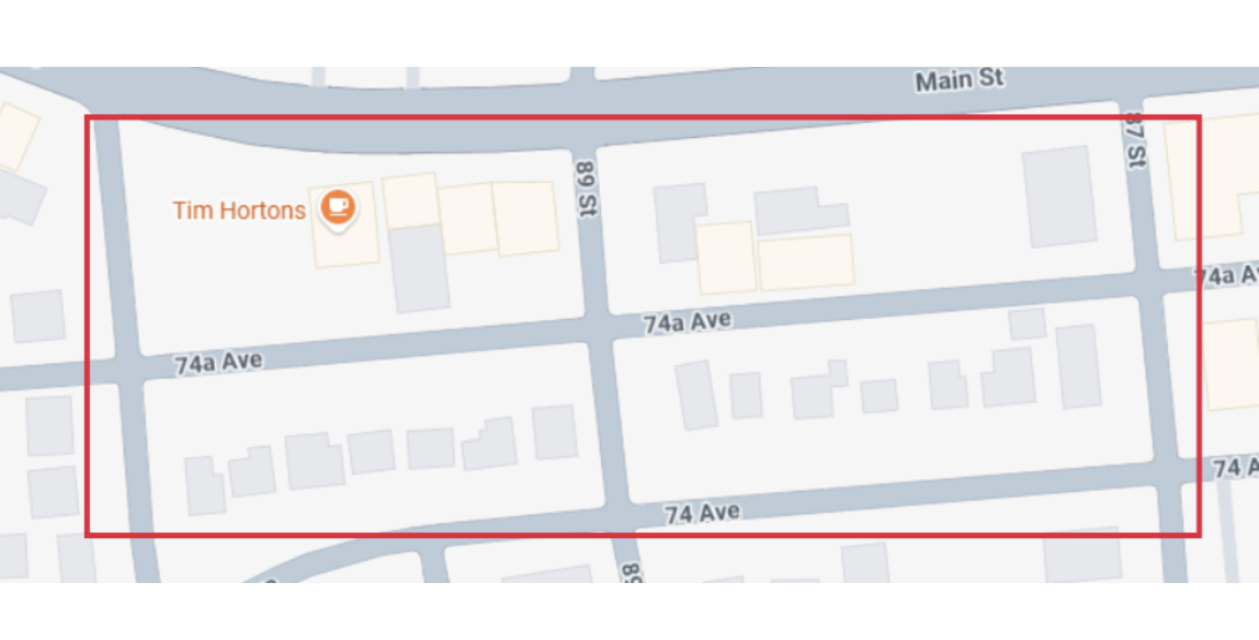 Water service disruption around 89th St. south of Main St.