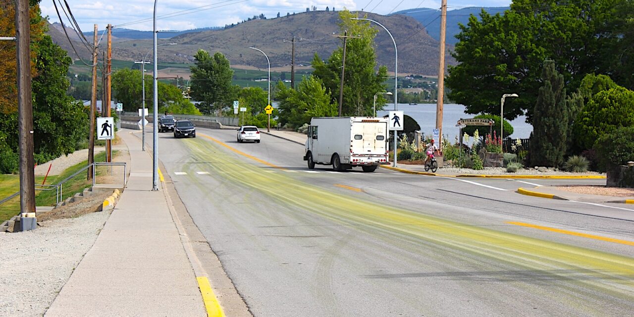 Green chemical spill in Osoyoos not a ‘hazardous material’